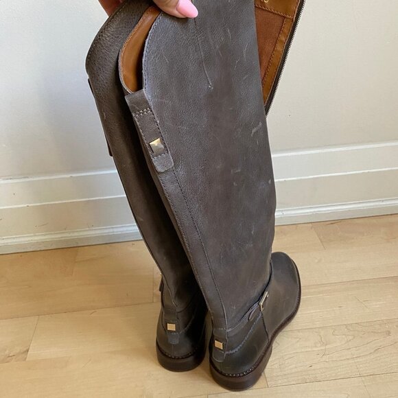 FRANCO Sarto Gray "Haylie" Tall Boot New Buckle - Picture 4 of 11